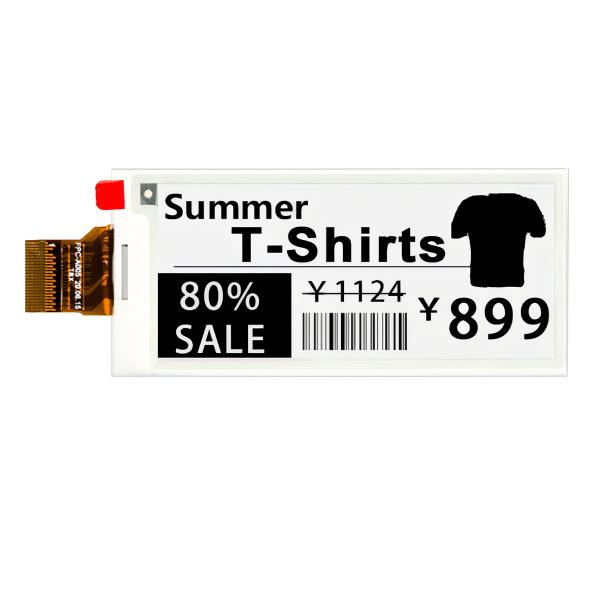 2.9 polegadas EDP 2 cores Preto Branco 296 X 128 Dot Matrix E-Ink E-Paper SPI MCU Fast Refresh