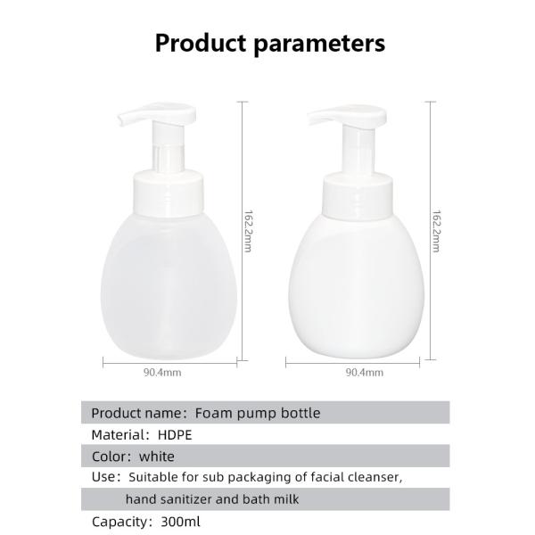 бутылка пены мусса HDPE 300ml пластиковая с печатанием экрана насоса