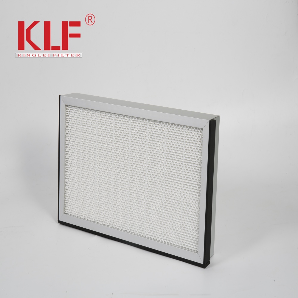 Customized Size HEPA Filter with Antibacterial Glass Fibre Media and Aluminum Frame for Air Purifiers and Air Conditioners