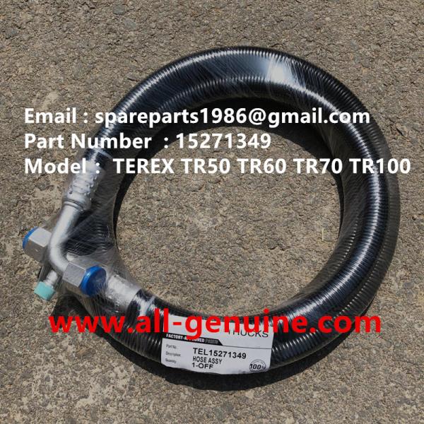 TEREX 15271349 HOSE  MINING DUMP TRUCK NHL TR35 TR50 TR60 TR100 3305B 3305F 3303 3307 TR45 TR70 MT4400 CUMMINS ALLISON