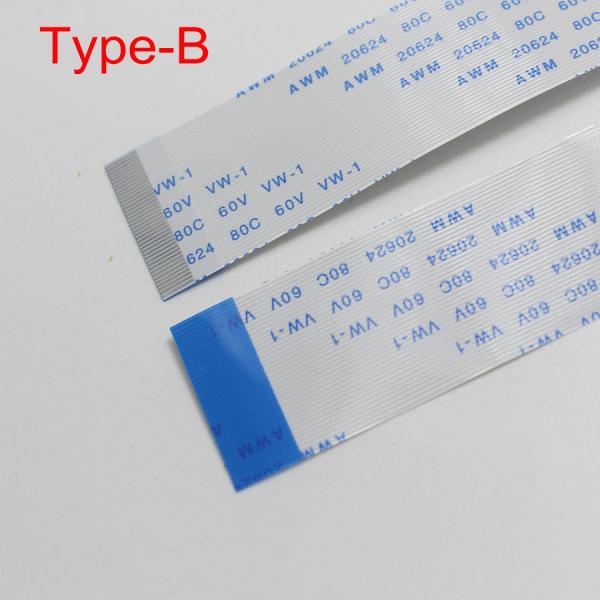 Flat Connect FFC Ribbon Cable 1mm Pitch 40 Pin PET Blue White