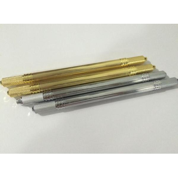 Aluminum Microblade Eyebrow Pen With Double Head And Manual Tattoo Pen