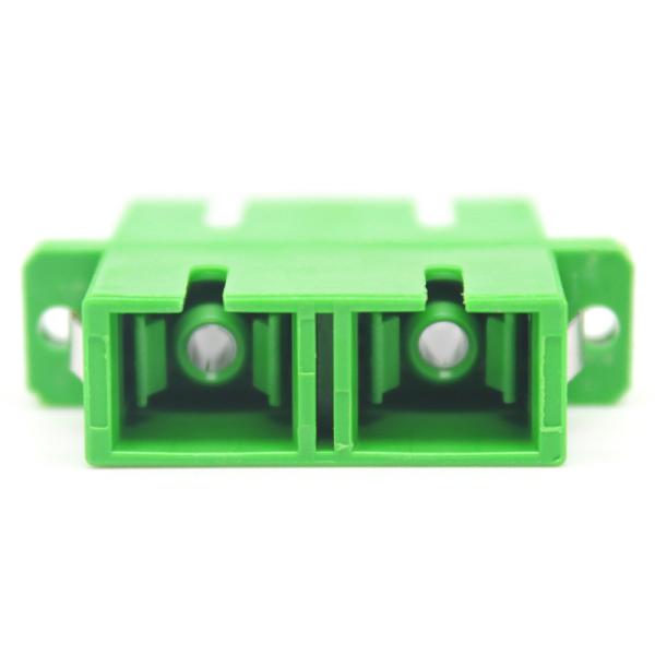 Сеть GSM оптоволоконный зеленый SC APC однорежимный дуплексный оптический адаптер с фланцем