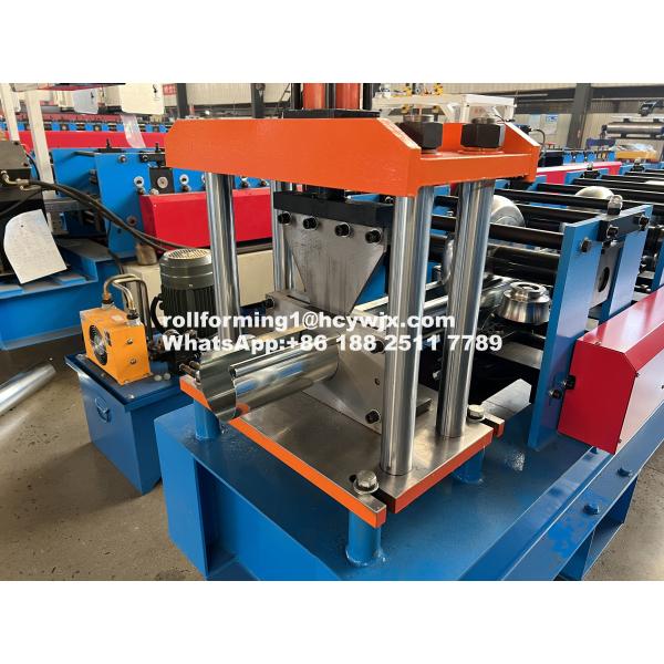 PLC And Converter Controlled Gutter Roll Forming Machine for Online Support