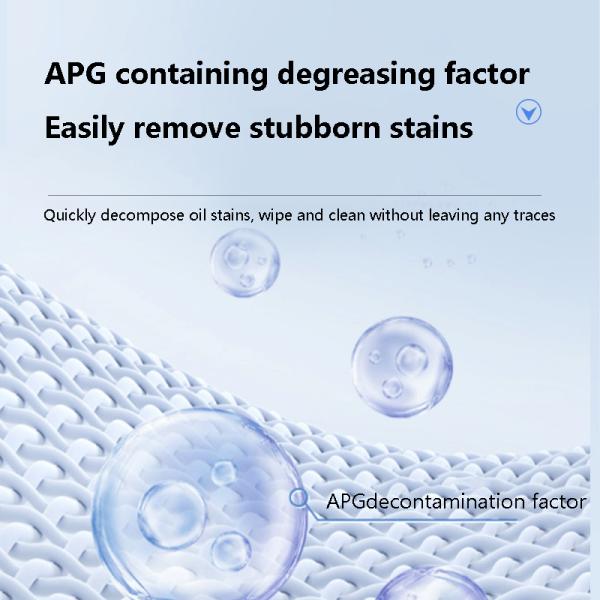 Seringues ménagères de cuisine de 20x20 cm contenant le facteur de décontamination APG