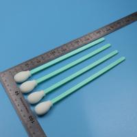 180mm Lint Free Extra Long Handle Esponja redonda en el cuarto limpio Impresora de esfregón de limpieza de espuma circular