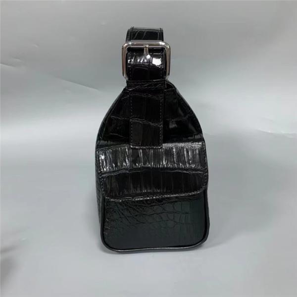 Exotic Genuine Alligator Skin Men Flap Pockets Bag Authentic Crocodile Leather Soft Satchels Purse Male Shoulder Bag