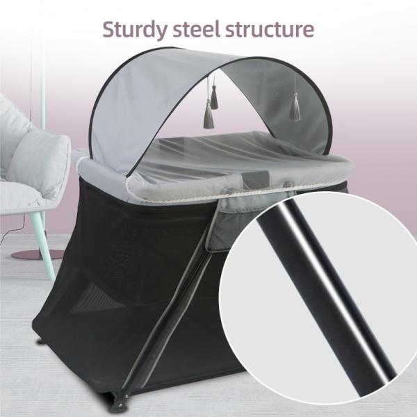 Removable Sturdy Baby Travel Cot Multipurpose Light Playpen New Born Baby Play Yard And Bed Playard With Bissnet