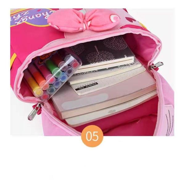 Polyester Kids School Backpack Bag 3d Mermaid Cartoon