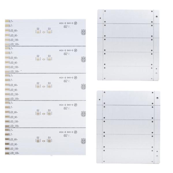 Single Sided Aluminium Core Pcb Green Solder Mask 1.6mm HASL Lead Free