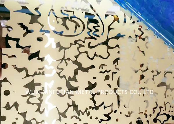 201 Grade Stainless Steel Surface Finish , Ss Finish Etching Design For Elevator