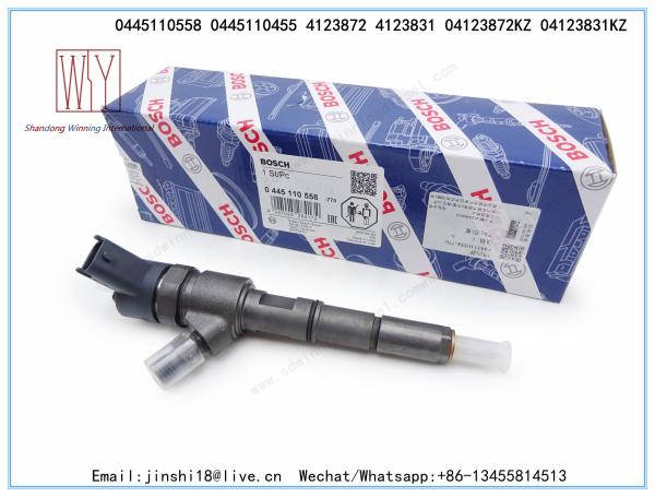 BOSCH GENUINE AND BRAND NEW DIESEL COMMON RAIL FUEL INJECTOR 0445110558 0445110455 04123872 04123831 FOR DEUTZ TCD 2.9 E