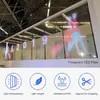 LED Billboard Screen with Glass Panels Transparent LED Screen