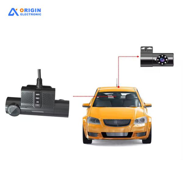 ミニ3CHカーカメラレコーダー内蔵4G&GPS TTS音声放送&緊急のスナップショットをサポート