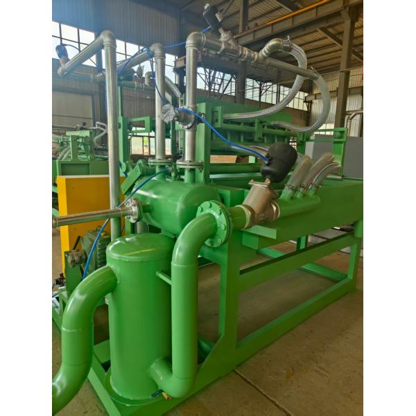 1000 piezas/h Máquina pequeña semiautomática de bandejas de huevos de papel reciclado Máquina de moldeo de pulpa Estructura simple Rodamiento Motor Engranaje