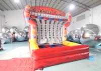 Le basket-ball gonflable de jeux interactifs de carnaval de PVC d'enfants d'adultes relient le jeu gonflable de tir de basket-ball de 4 jeux