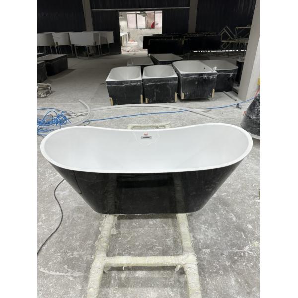 Customized Oval Acrylic Freestanding Bathtub 172.00cm * 82.00cm * 74.00cm Package Size