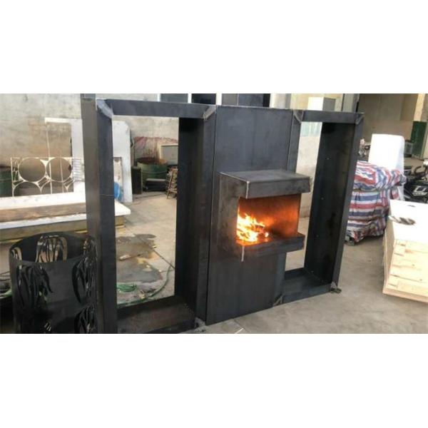 Камин прямоугольного сверхмощного Pinacate Corten металла Moder Desiagn на открытом воздухе