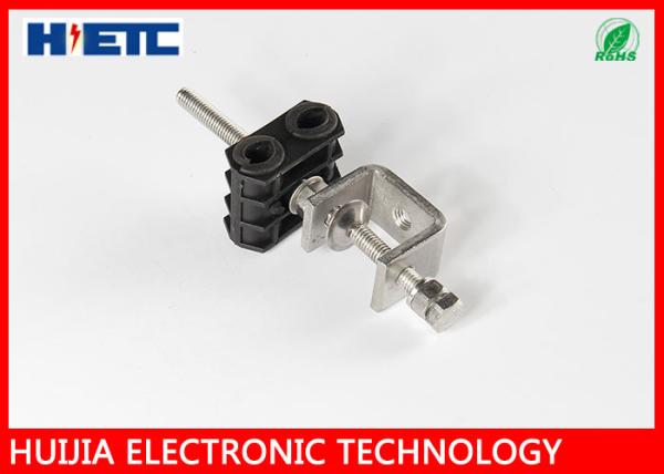 Two Hole Type Stainless Steel 2-1/4 Feeder Coaxial Cable Clamps For Communication