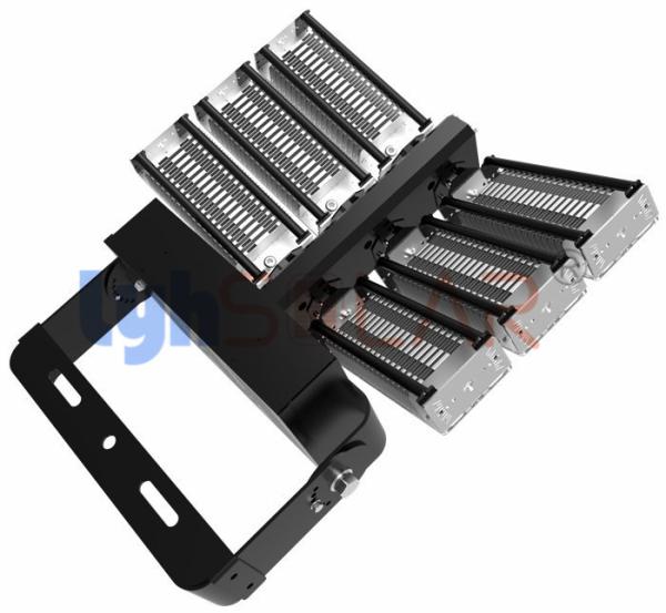 720W Black LED Stadium Light With High Bight SMD5050 Chips Total 112320Lm For Sports Field