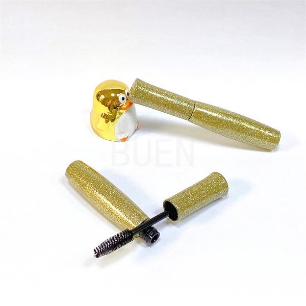 Silicone Gold Mascara Tube UV Coating Mascara Wand Tubes 10ml