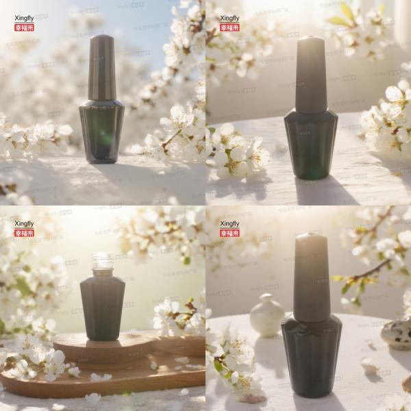 12ml Glass Bottles UV Gel Nail Polish Container For Nail Polish Oil