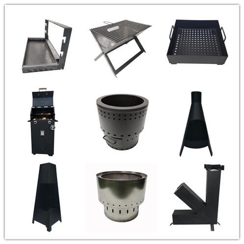 Factory Customized Diameter 13.5 Inches Round Stainless Steel Folding Portable Fire Pit/Patio Heater