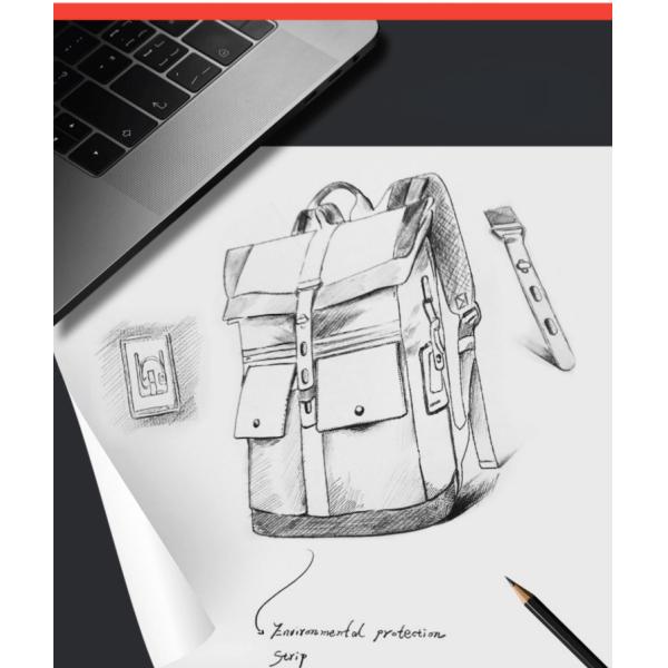 Male Daily Used Waterproof Smart Backpack 20-39 Litre Wear Resistance