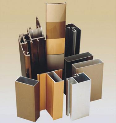 Alloy 6061  Aluminum Curtain Wall Profile Anodized For Construction / Building Material