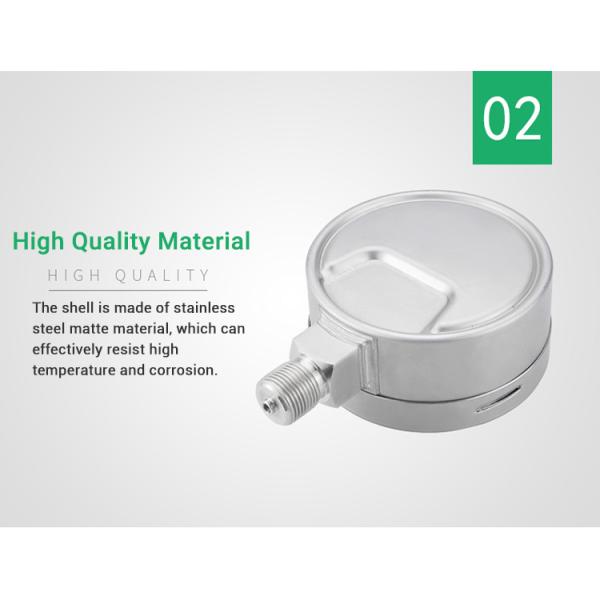 Customized Stainless Steel Pressure Gauge for OEM Mpa Scale LPG 100mm Pressure Test Gauge