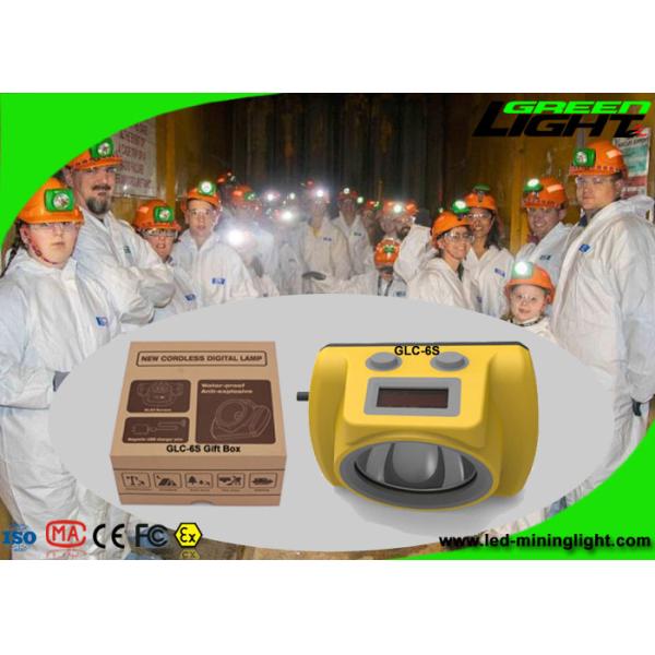 Digital Miners Miners Cap Lamps Cordless , Waterproof Underground Hard Hat Lights