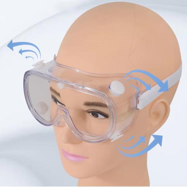 Поляризатор Дешевый Прозрачный ПК Окутозащита ANSI Z87 Противотуманная защита Линза Окутозащита Медицинские очки безопасности