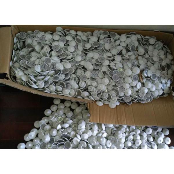 3 Slots Washers 38mm Stainless Steel Clip With Plastic Cap For Fixing Weld Pins