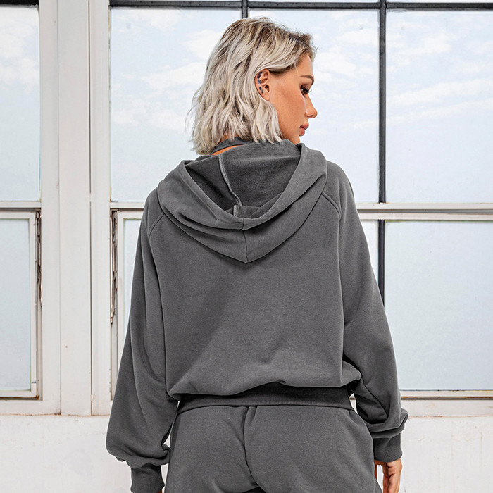 Joggers курток носки улицы хмеля с капюшоном свободного атлетического плюша рукава наборов длинного тазобедренные