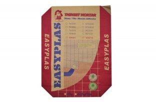 Dried mortar packing bag