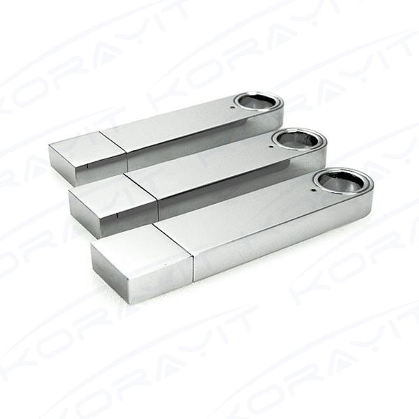 Laser Logo Metal USB Flash Drive, New Design Ring USB Memory Stick 2GB 4GB 8GB