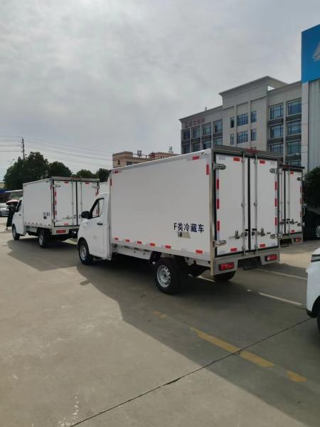 2 Tons Gasoline Mini Refrigerated Box Truck 1-10T Load Capacity Small Freezer Truck