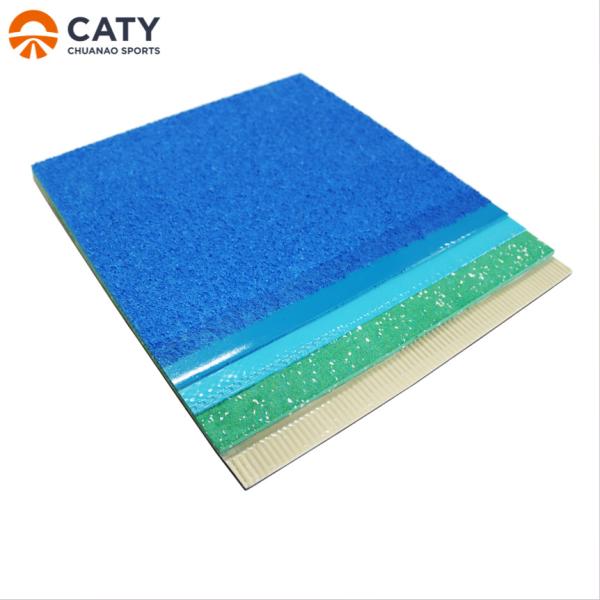 Indoor & Outdoor Basketball Court Rubber Floor PP Plastic Flooring for Handball Pickleball Futsal Court in Sports Clubs Sports Center Indoor Sports Facilities Athletic Training