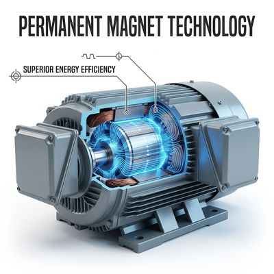 45kW Three Phase Permanent Magnet Generator 400V 600rpm Hydro Turbine Use