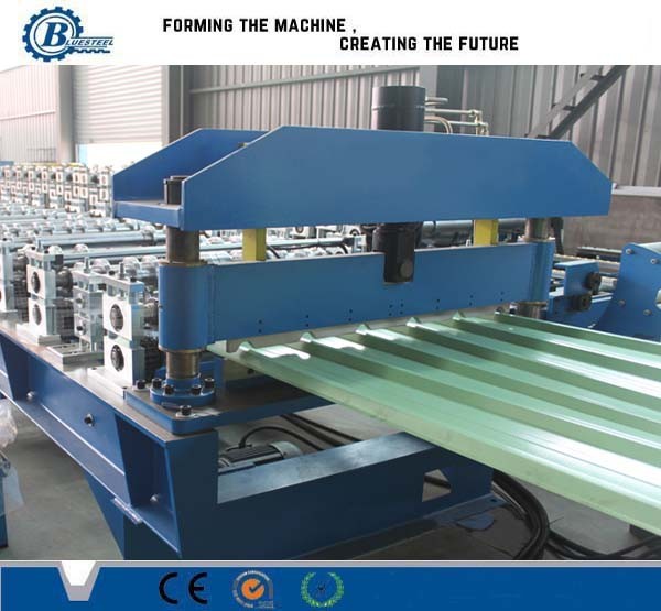 Omron Encoder Controlled Wave Sheet Forming Machine for Smooth Operation