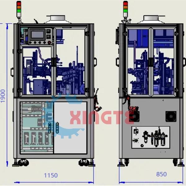 T-Core Integrated Inductor Coil Winding Machine With 99% High Yield Rate