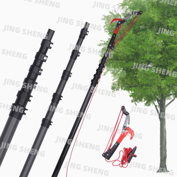 50ft Carbon Fiber Harvesting Pole For Coconut and Betel Nut Harvesting for India and Bangladesh Market OEM