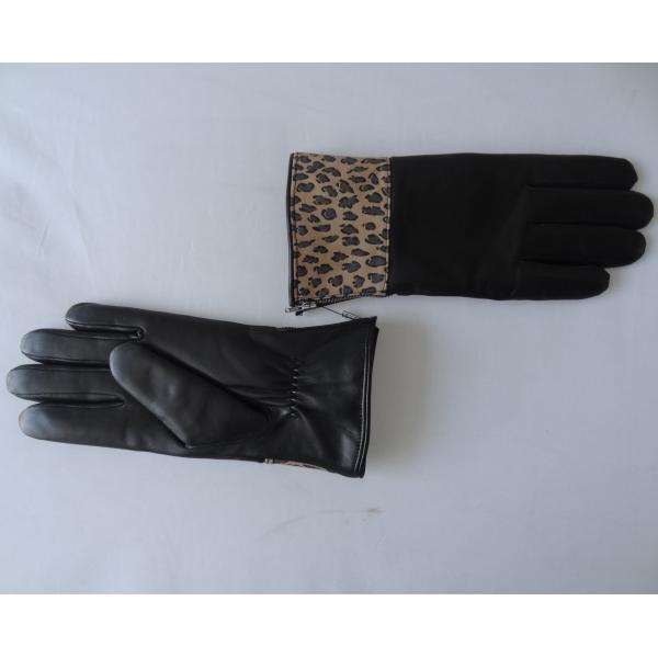 soft fashion classical genuine sheepskin lamb skin leather women gloves