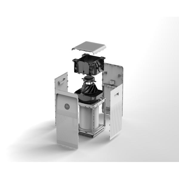 Очиститель воздуха большой комнаты белый УЛЬТРАФИОЛЕТОВЫЙ HEPA для младенцев и любимцев EPI602-E-DSIU00-A1-V1