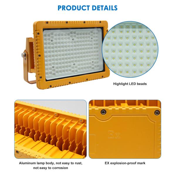 Специализированное светодиодное взрывозащитное освещение высокой чистоты алюминия