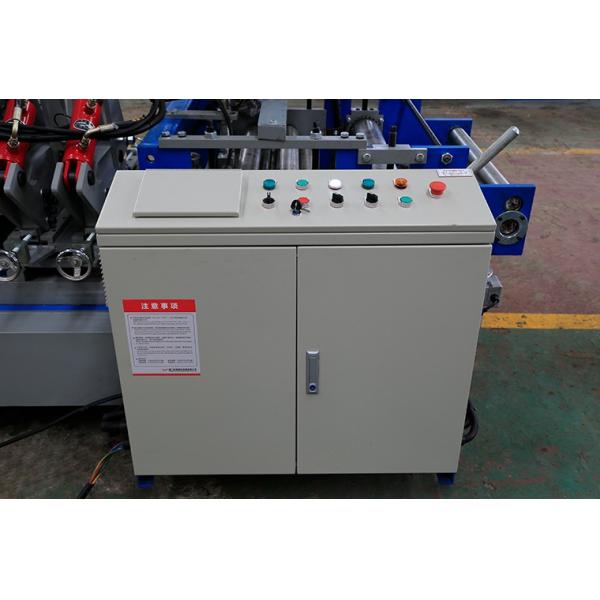Auto Change Size C Purlin Roll Forming Machine , Steel Frame Forming Machine