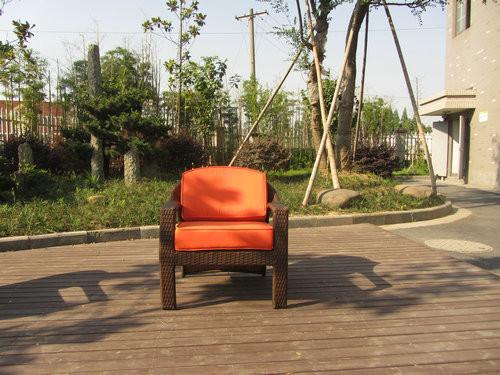 European Style Hand-Woven Outdoor Rattan Furniture Sofa Chair
