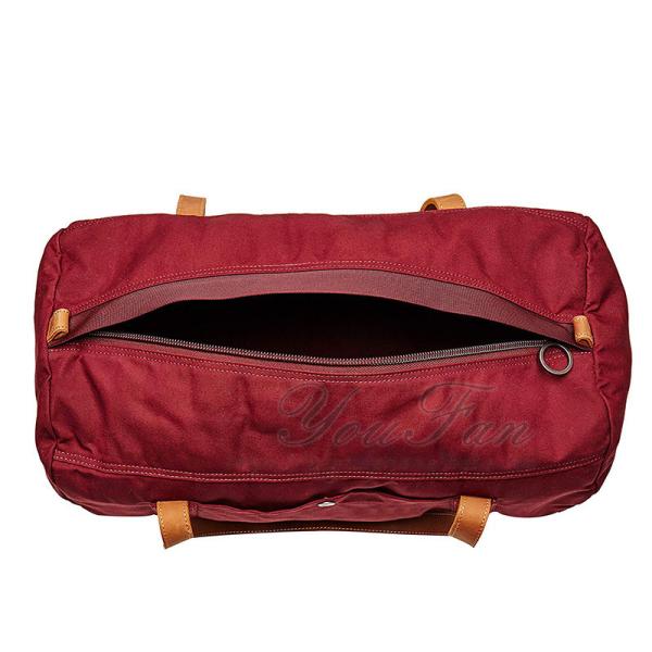 Premium Waxed Canvas Travel Duffel Bags Custom Design / Size / Color Acceptable