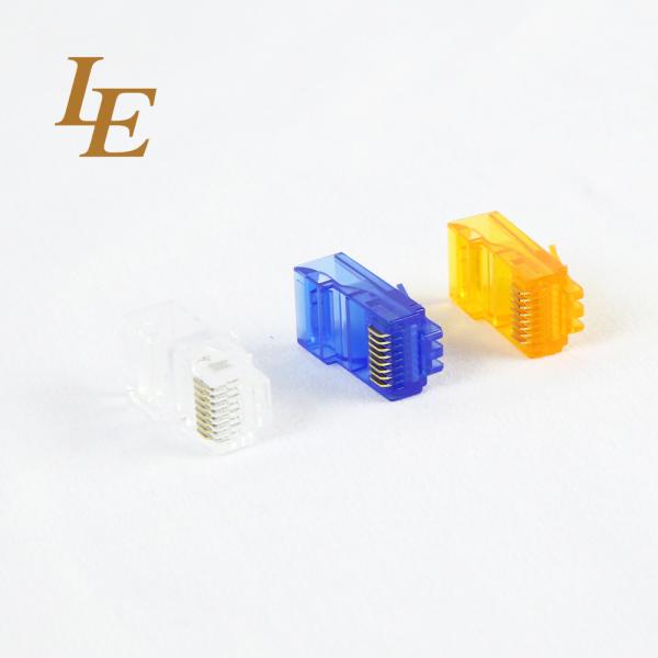 ABS / PC Gold Plated Rj45 Toolless Cat6 Keystone Jack