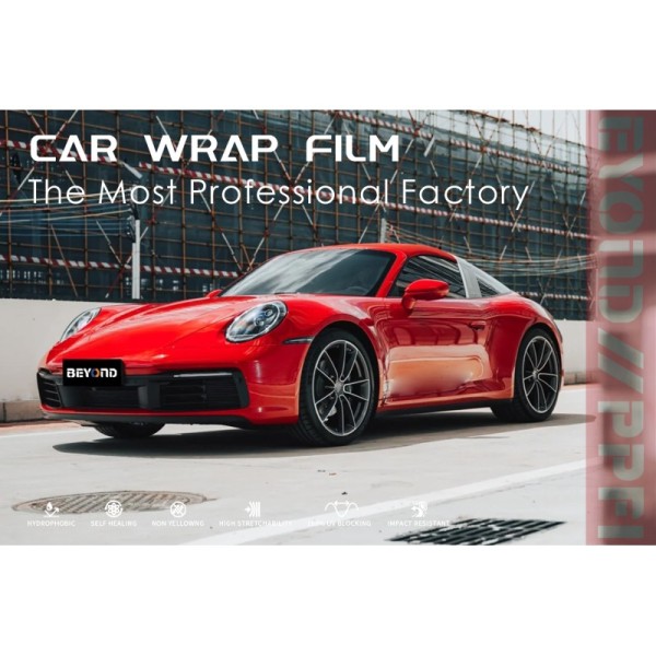 Matte Diamond Red Copper Detachable Car Tint Avery Vinyl Car Wrap Premium Car Wrap Vinyl Red